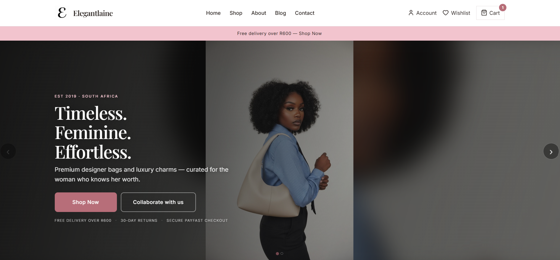 Elegantlaine — fashion e-commerce